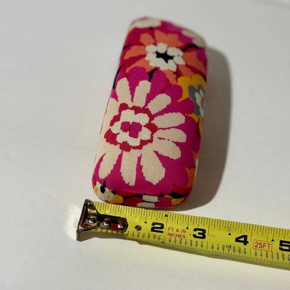 🌸 Vera Bradley Eyeglass Case Pixie Blooms Retired Floral Pattern Clamshell Pink - Picture 4 of 5